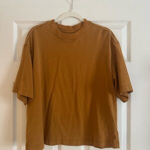 Everlane Women’s Oversized Brown Short Sleeve Tee